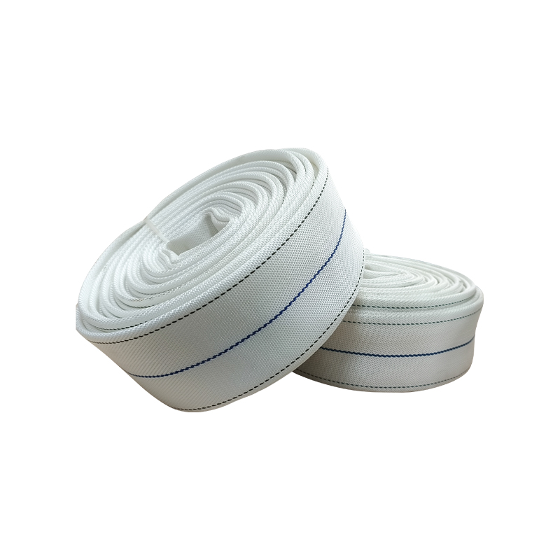 Tuyau plat d'extinction d'incendie en toile de fibre de tuyau doublé EPDM